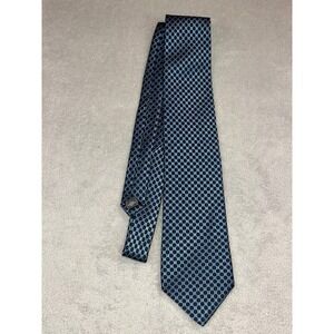 Lord & Taylor Men's 100% Silk Necktie Exquisite Blue — Made in USA Tie Fast Ship